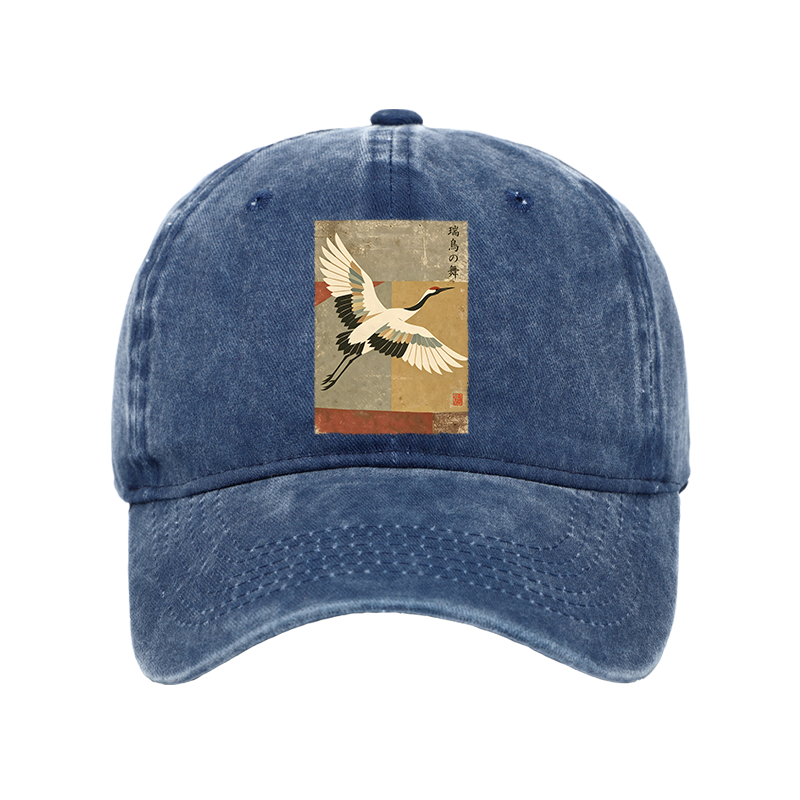 Tokyo-Tiger Crane Spirit Washed Cap
