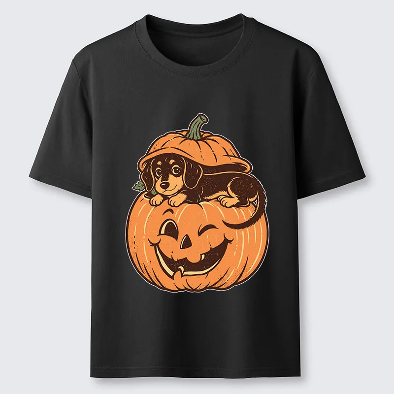 Tokyo-Tiger Retro Pumpkin Dog Classic T-Shirt