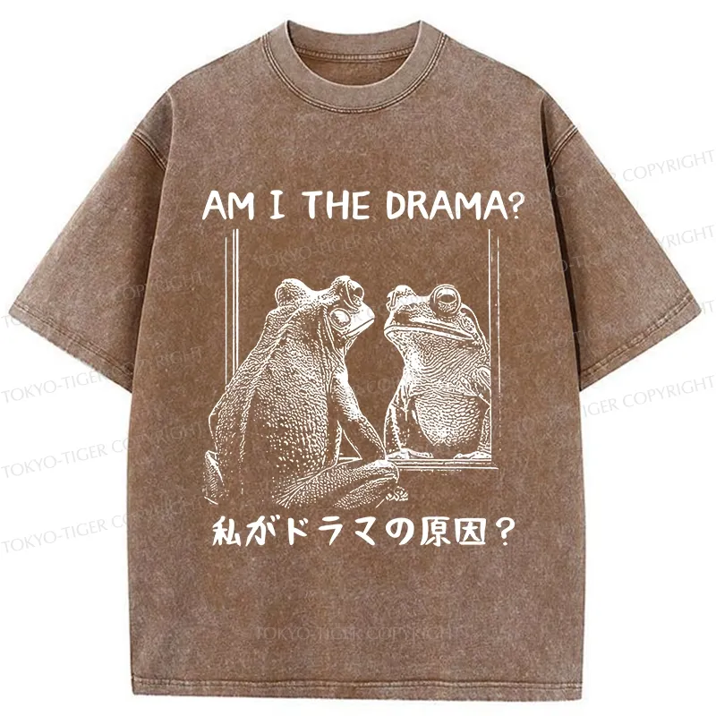 Tokyo-Tiger Am I The Drama Washed T-Shirt