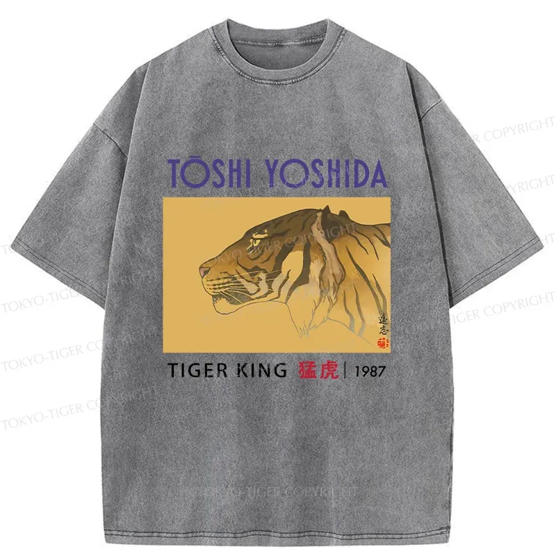 Tokyo-Tiger Vintage Japanese Tiger Washed T-Shirt