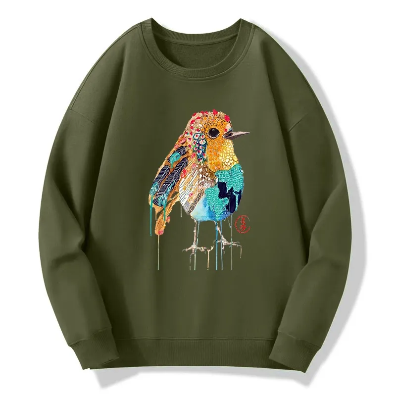 Tokyo-Tiger Sparkly Wild Bird Classic Sweatshirt