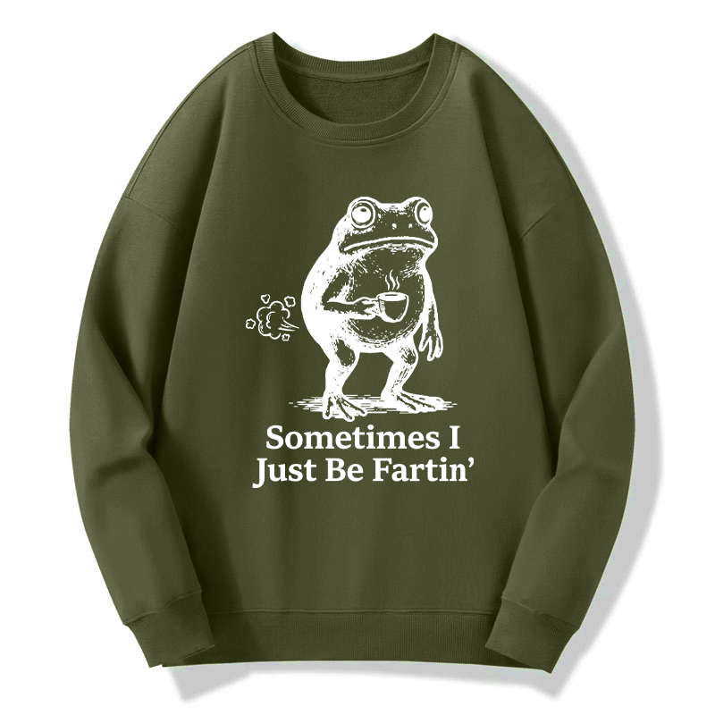 Tokyo-Tiger Farting Frog Funny meme Classic Sweatshirt