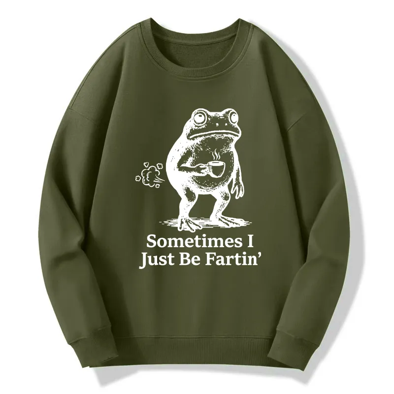 Tokyo-Tiger Farting Frog Funny meme Classic Sweatshirt
