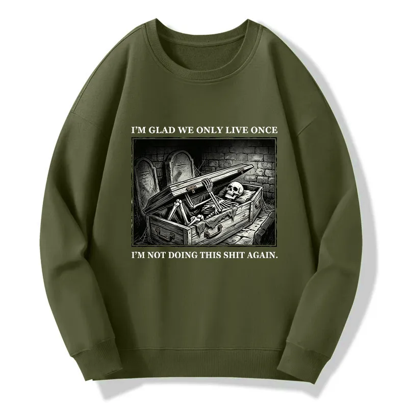 Tokyo-Tiger Funny Coffin Skull Meme Classic Sweatshirt