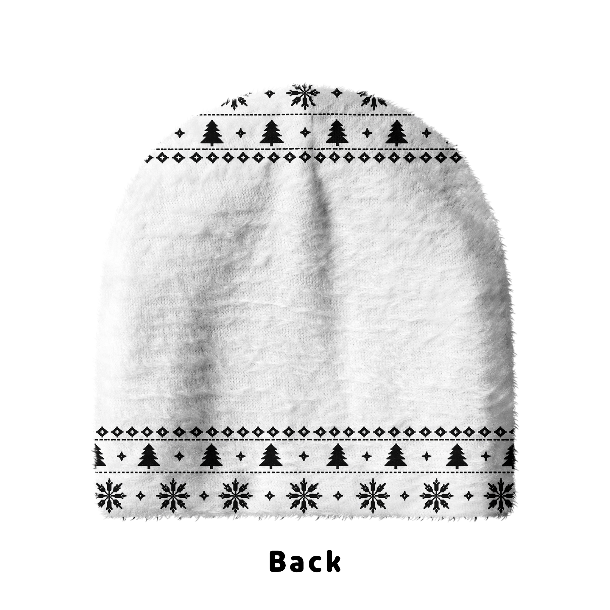 Tokyo-Tiger Sketch Christmas Vibes Fuzzy Beanie