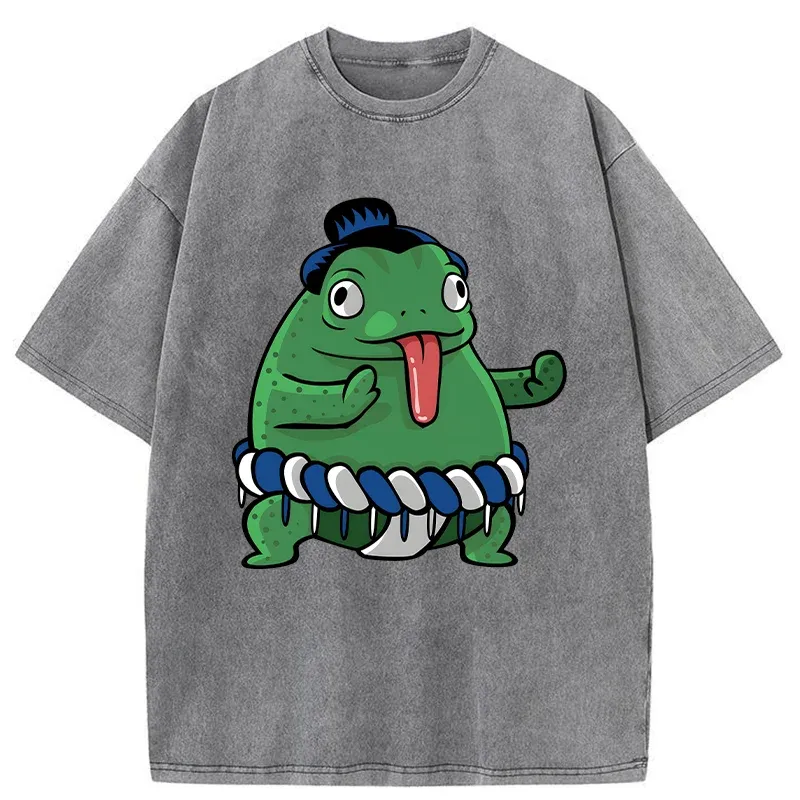 Tokyo-Tiger Sumo Frog Washed T-Shirt