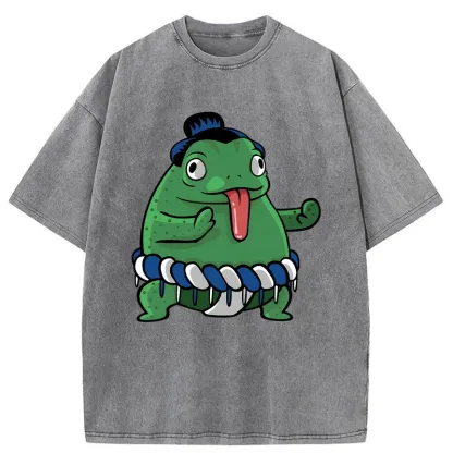 Tokyo-Tiger Sumo Frog Washed T-Shirt