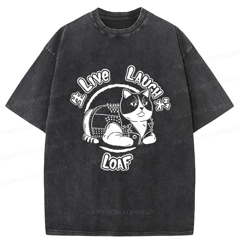 Tokyo-Tiger Heartbeat Rhythm Washed T-Shirt Sale