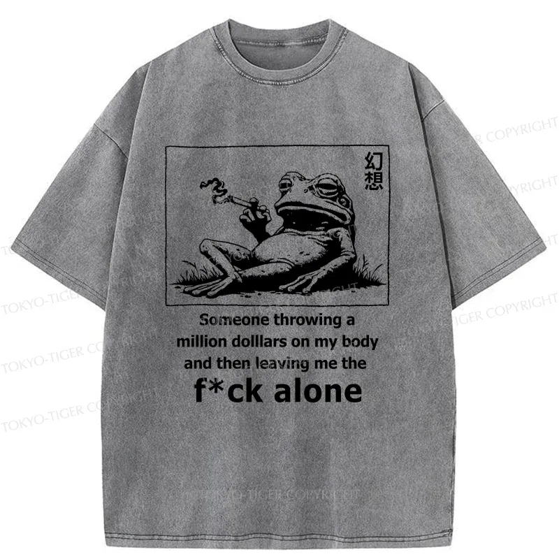 Tokyo-Tiger Frog Is Fantasizing Washed T-Shirt