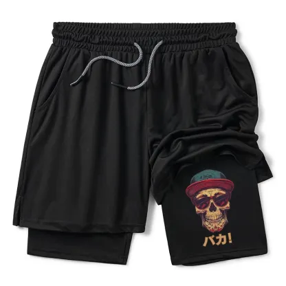 Tokyo-Tiger Fashion Skull Japanese Training Shorts