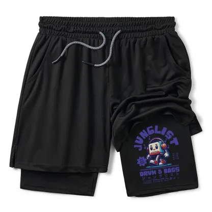 Tokyo-Tiger Junglist DNB Japan Training Shorts