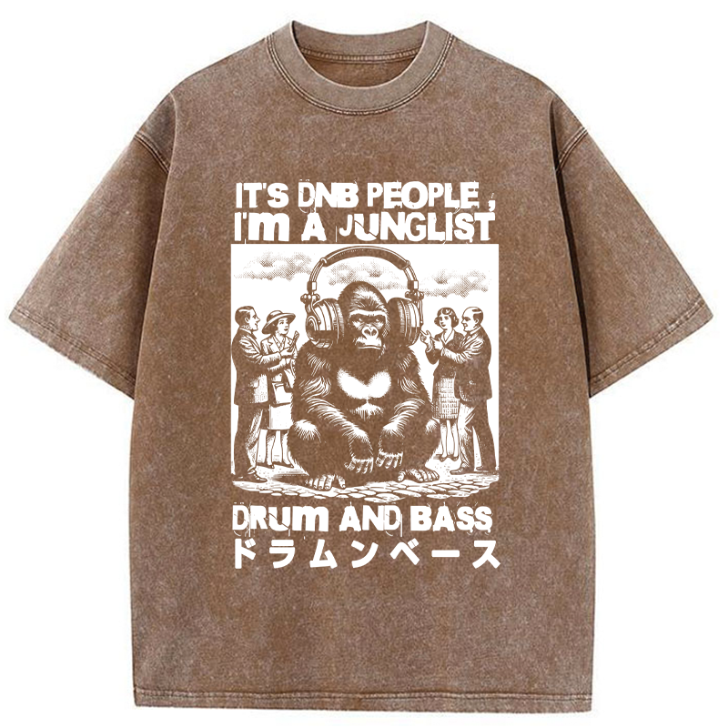 Tokyo-Tiger This Is DNB People Washed T-Shirt