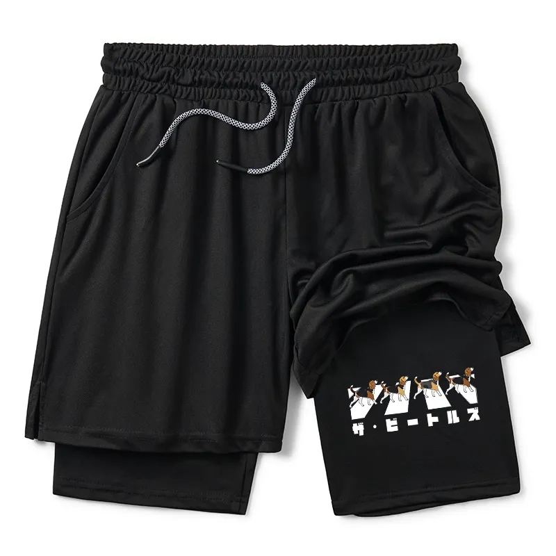 Tokyo-Tiger Walking Beagles Training Shorts