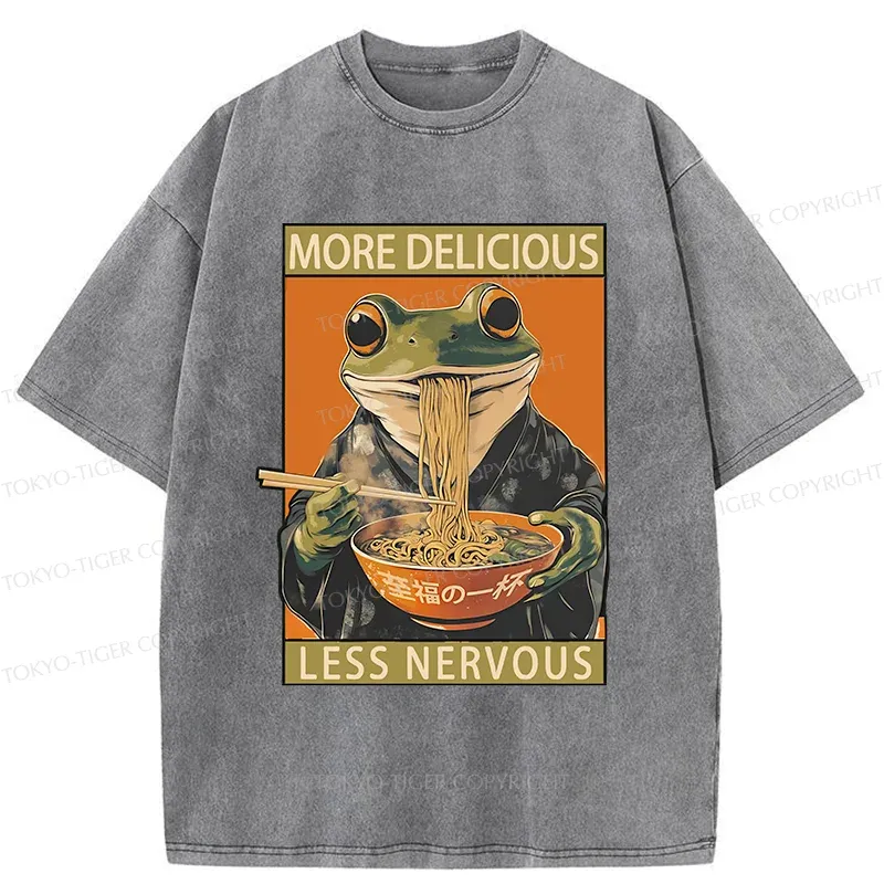 Tokyo-Tiger More Delicious Less Nervous Washed T-Shirt