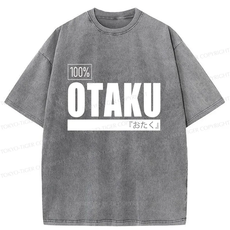 Tokyo-Tiger Deep Otaku Washed T-Shirt