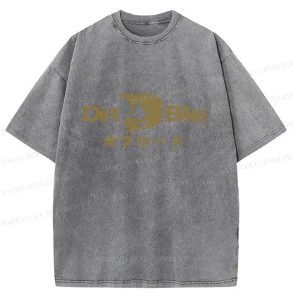 Tokyo-Tiger Dirt Bike Japan Washed T-Shirt