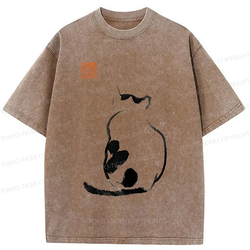 Tokyo-Tiger Cat's Back Japan Washed T-Shirt