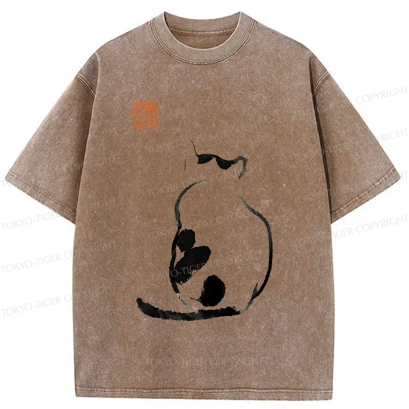 Tokyo-Tiger Cat's Back Japan Washed T-Shirt