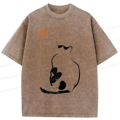 Tokyo-Tiger Cat's Back Japan Washed T-Shirt