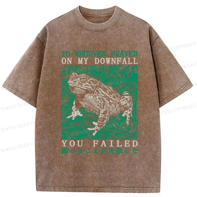 Tokyo-Tiger Your Expectations Are Dashed Washed T-Shirt