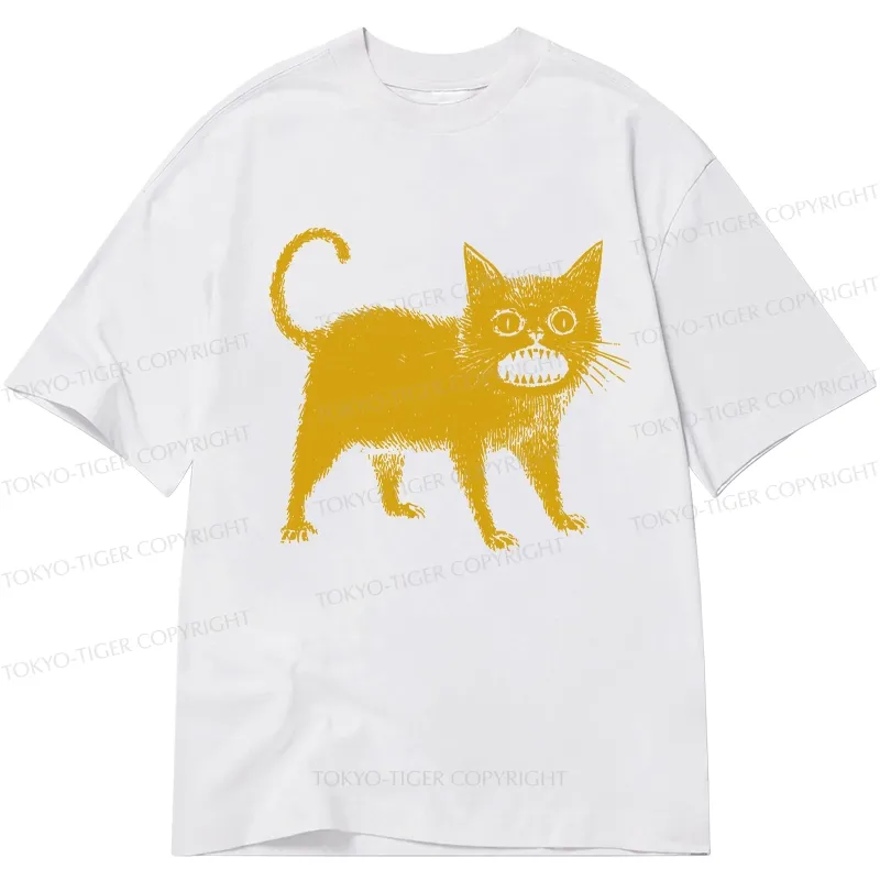 Tokyo-Tiger Horrible Japanese Cat Classic T-Shirt