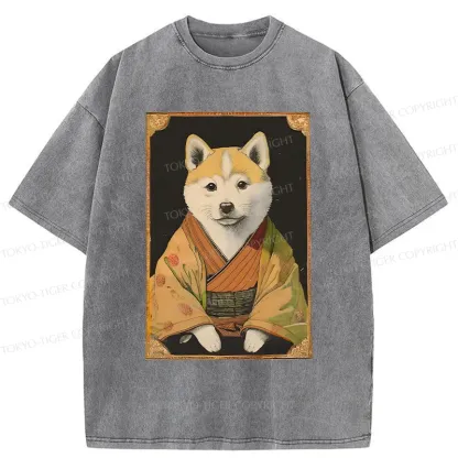 Tokyo-Tiger Elegant Mr. Dog Japan Washed T-Shirt
