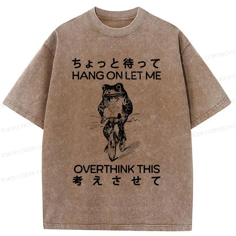 Tokyo-Tiger Overthinking Frog Washed T-Shirt