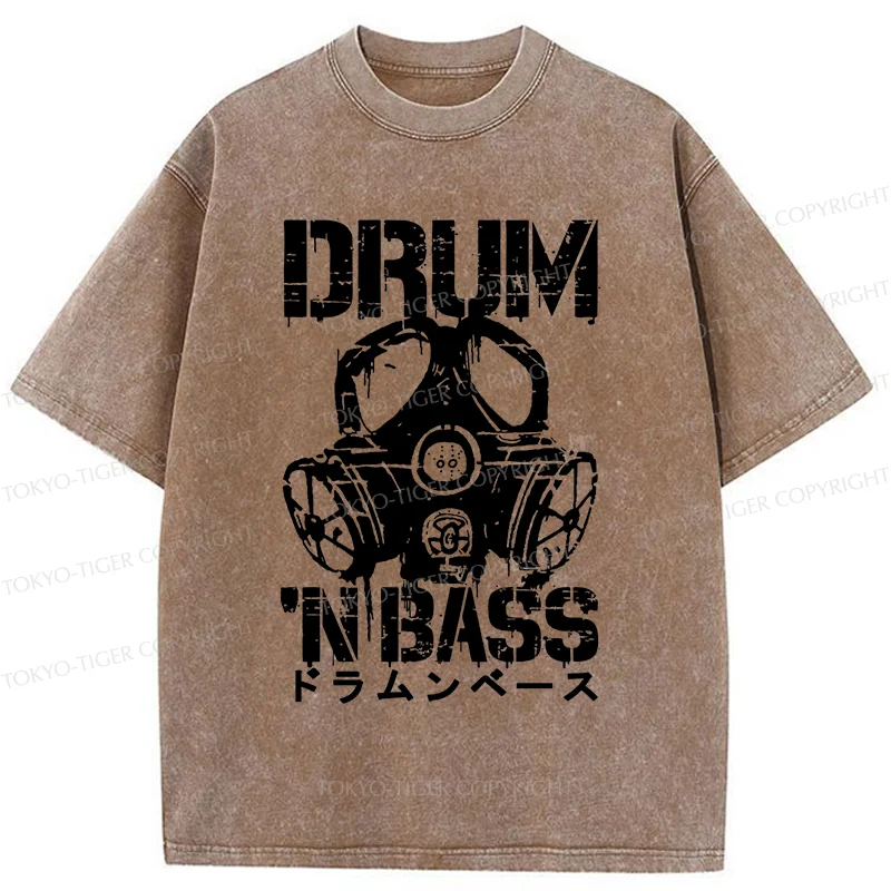 Tokyo-Tiger Drum N Bass Japan Washed T-Shirt