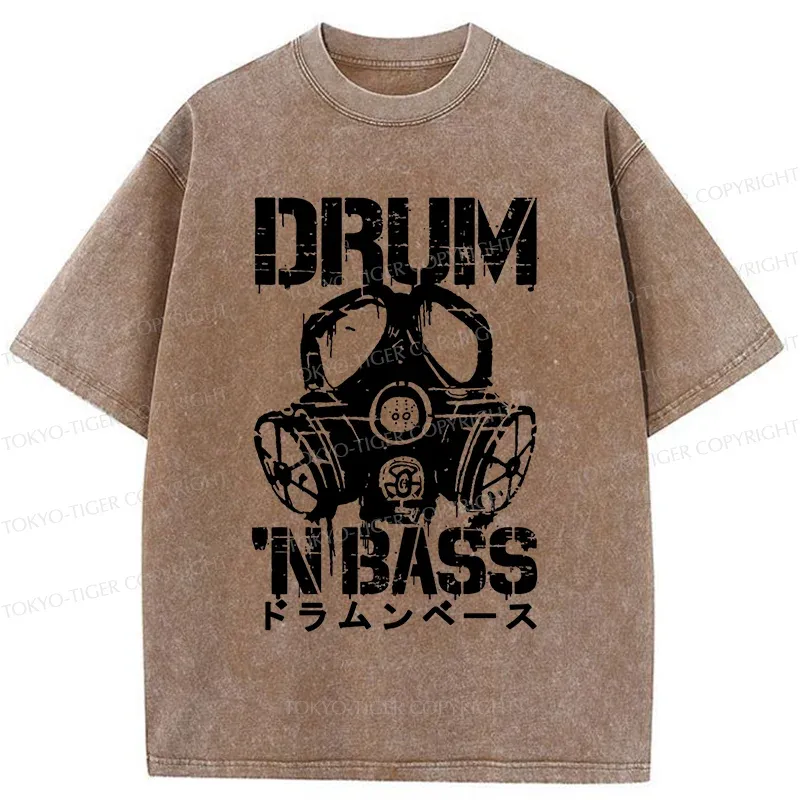 Tokyo-Tiger Drum N Bass Japan Washed T-Shirt