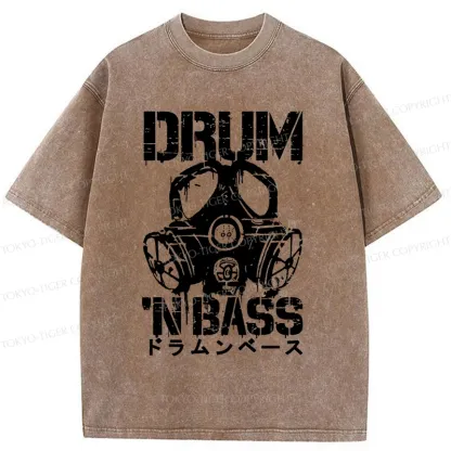 Tokyo-Tiger Drum N Bass Japan Washed T-Shirt