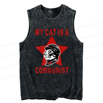 Tokyo-Tiger Funny Cat-ism Washed Tank