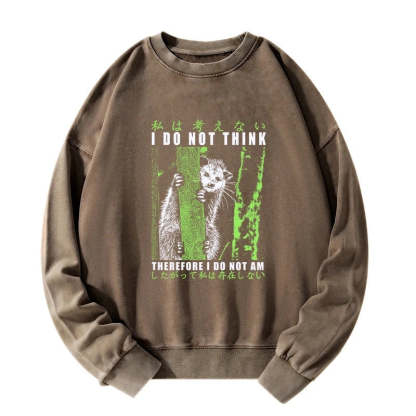 Tokyo-Tiger Stupid Possum Japan Washed Sweatshirt