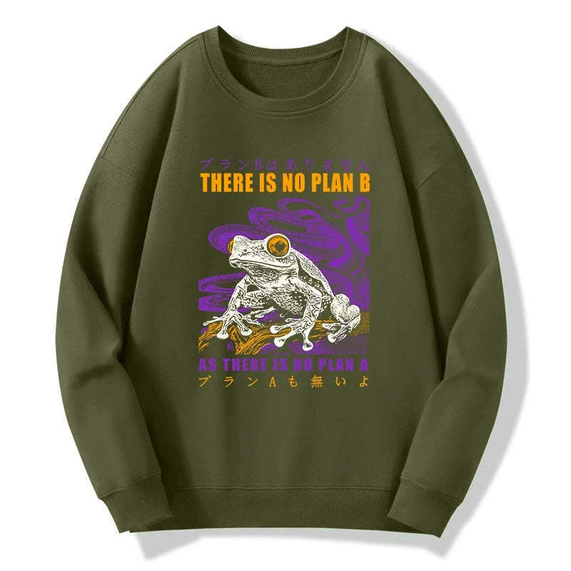Tokyo-Tiger Thers Is No Plan B Frog Sweatshirt