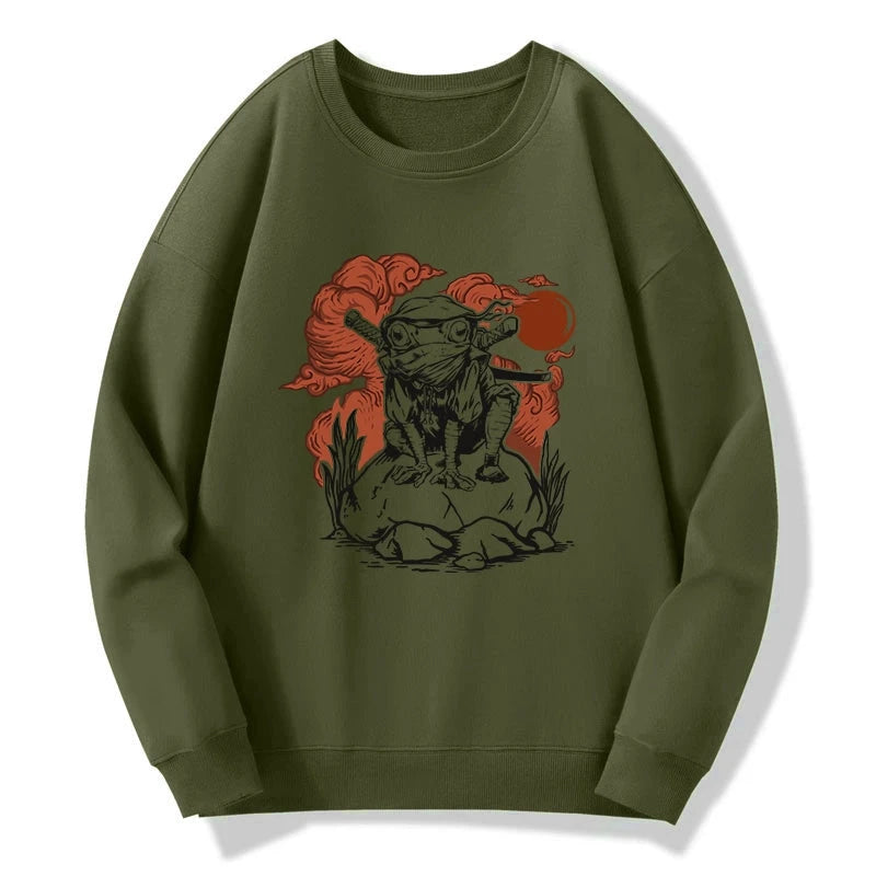 Tokyo-Tiger Ninja Frog Japanese Sweatshirt