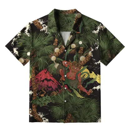 Tokyo-Tiger Japanese Yokai Aloha Hawaiian Shirt