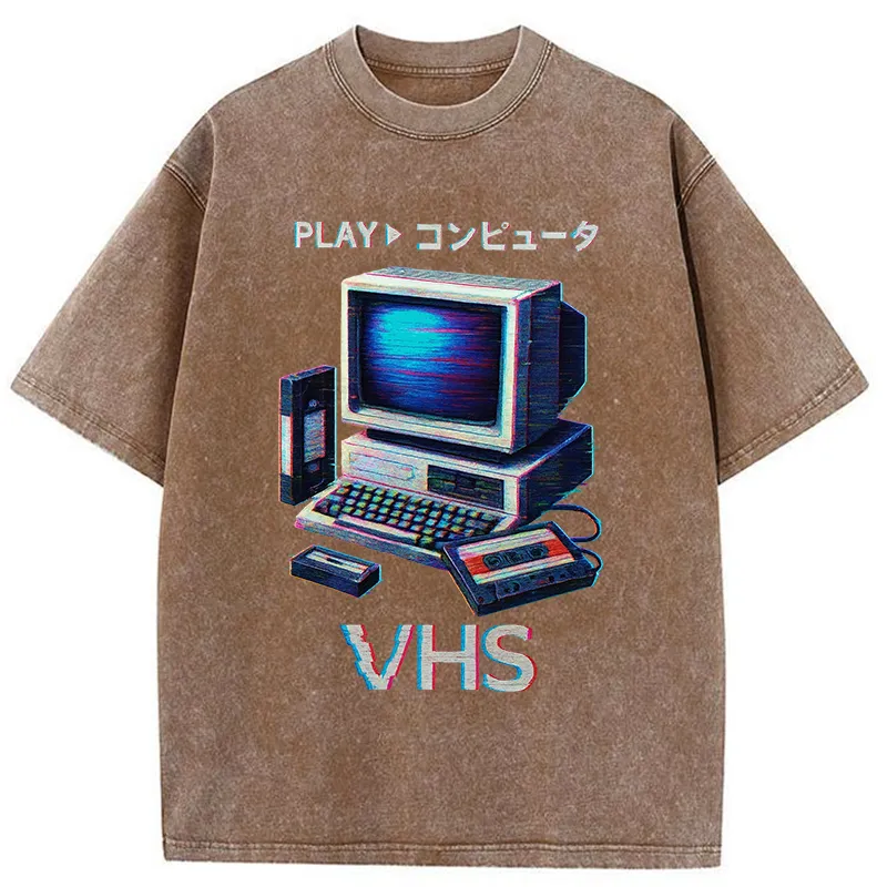 Tokyo-Tiger Vintage VHS Washed T-Shirt