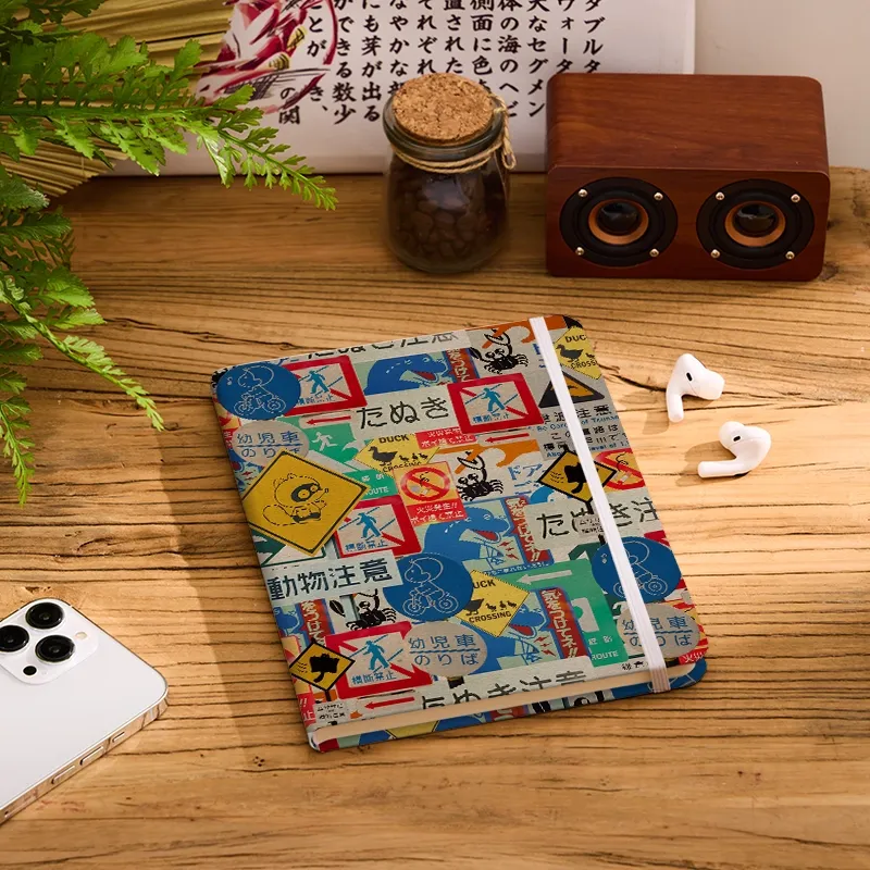 Tokyo-Tiger Playful Urban Sign Notebook