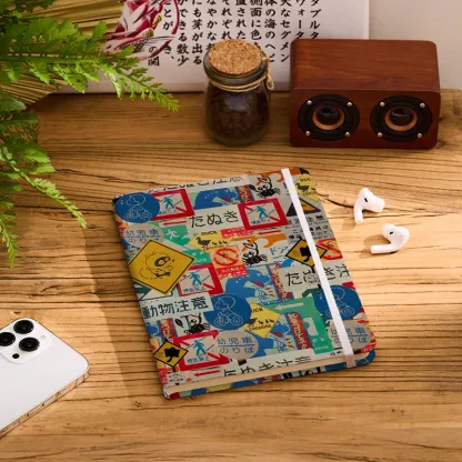 Tokyo-Tiger Playful Urban Sign Notebook