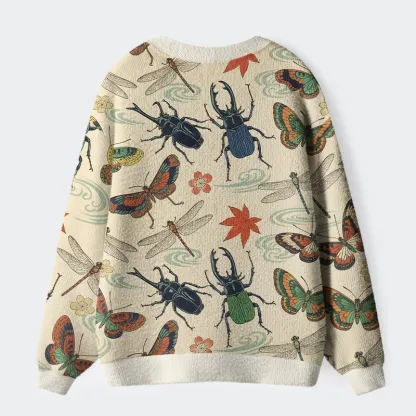 Tokyo-Tiger Insect World Ugly Cardigan Sweater