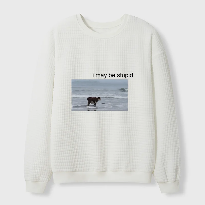 Tokyo-Tiger Foolish Cow Waffle Sweatshirt
