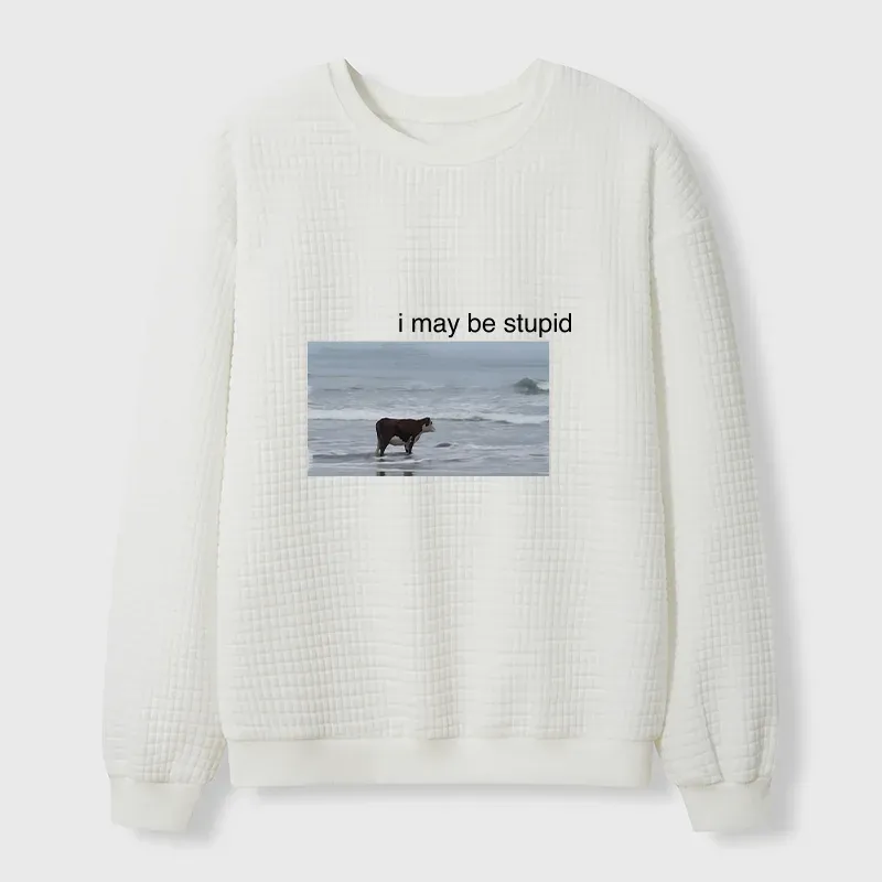 Tokyo-Tiger Foolish Cow Waffle Sweatshirt