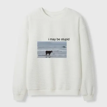 Tokyo-Tiger Foolish Cow Waffle Sweatshirt