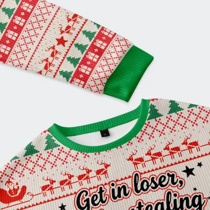 Tokyo-Tiger Gingerbread Man Gives Gifts Christmas Ugly Sweatshirt