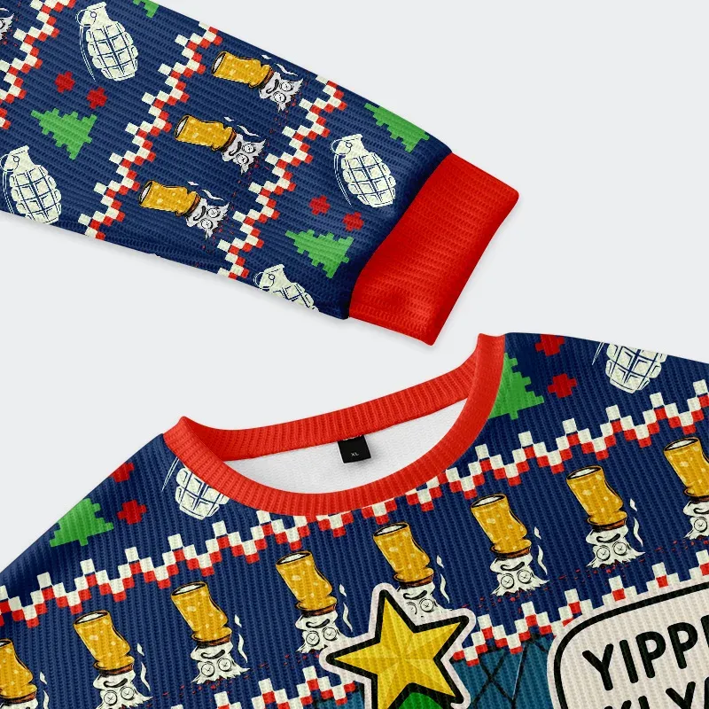 Tokyo-Tiger Christmas Tree Funny Christmas Ugly Sweatshirt