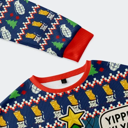 Tokyo-Tiger Christmas Tree Funny Christmas Ugly Sweatshirt