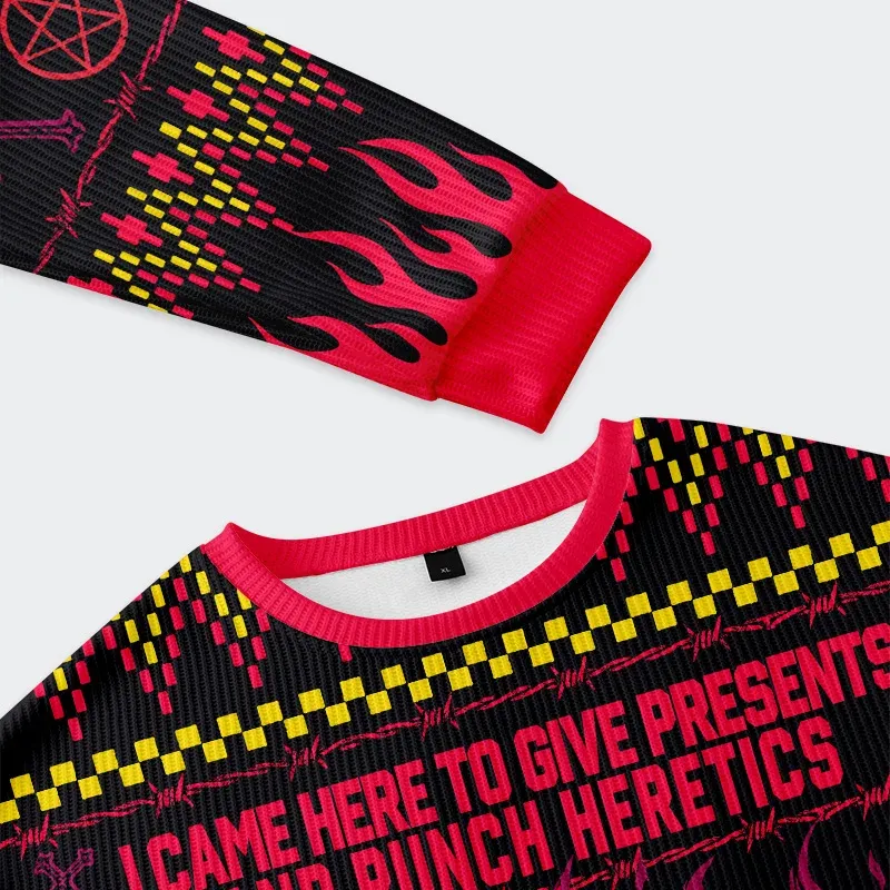 Tokyo-Tiger Krampus Is Preparing Gifts Christmas Ugly Sweatshirt