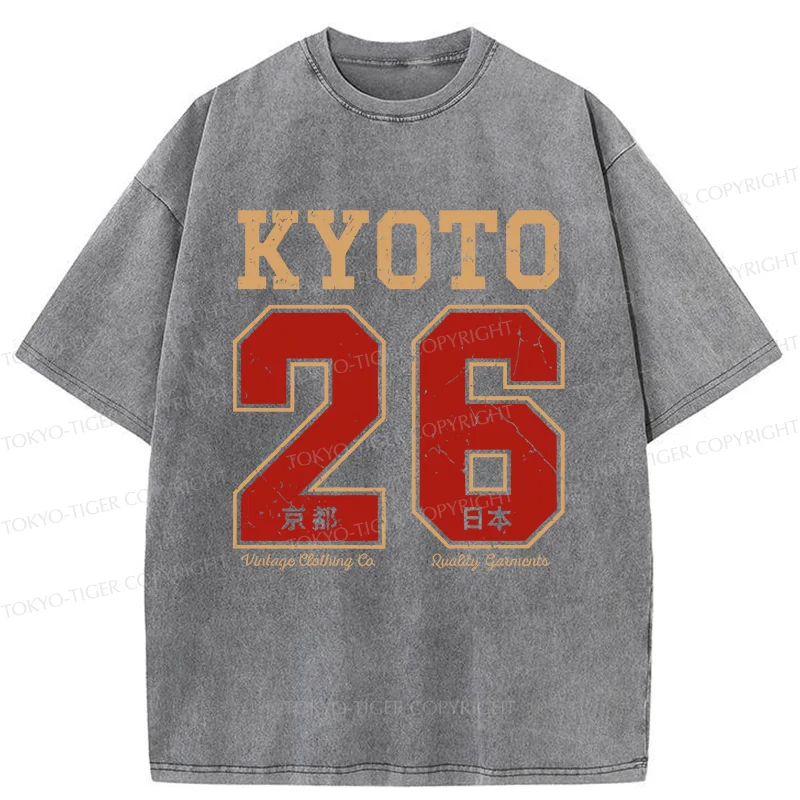 Tokyo-Tiger Vintage Tokyo Washed T-Shirt