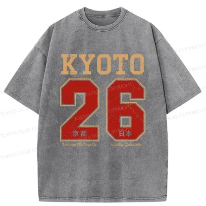 Tokyo-Tiger Vintage Tokyo Washed T-Shirt
