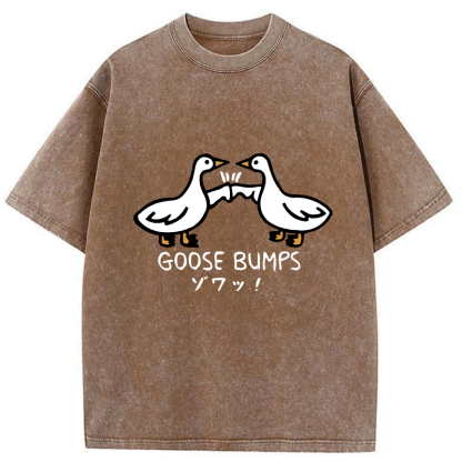 Tokyo-Tiger Goose Bumps Washed T-Shirt