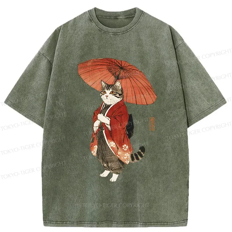 Tokyo-Tiger Sinuous Snake Washed T-Shirt Sale